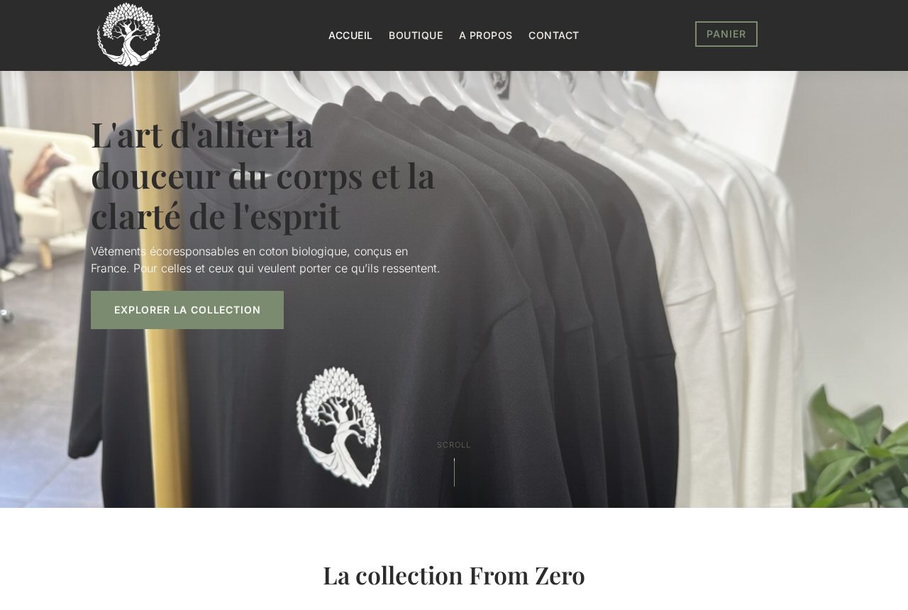 Capture du site Mind Bloom Wear